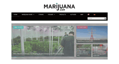 Desktop Screenshot of marijuana.com
