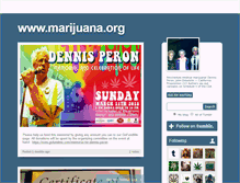 Tablet Screenshot of marijuana.org