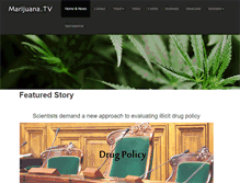 Tablet Screenshot of marijuana.tv