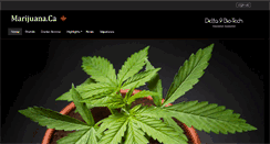 Desktop Screenshot of marijuana.ca
