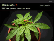 Tablet Screenshot of marijuana.ca